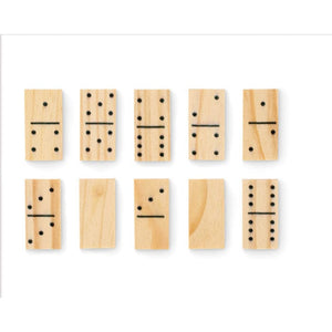 Set di domino e carte natural - personalizzabile con logo