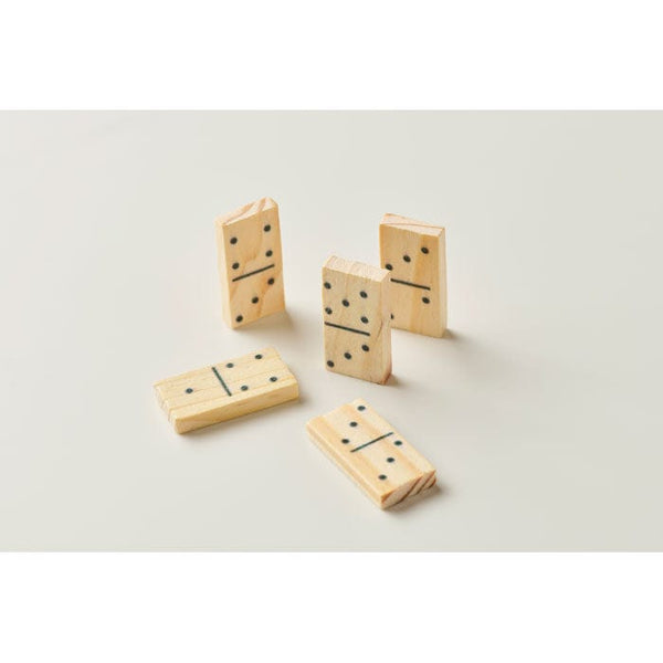 Set di domino e carte natural - personalizzabile con logo