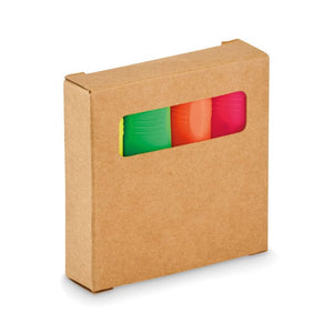 Set di evidenziatori compatto Beige - personalizzabile con logo