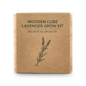 Set di fioriere in legno FSC – Lavanda natural - personalizzabile con logo