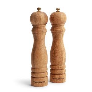 Set di macina sale e pepe in legno Orrefors Jernverk natural - personalizzabile con logo