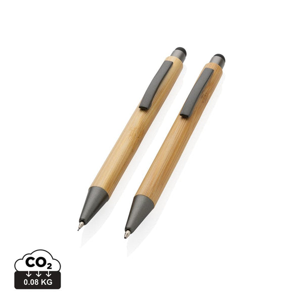 Set di penne in scatola di bambù Colore: marrone €3.33 - P611.109
