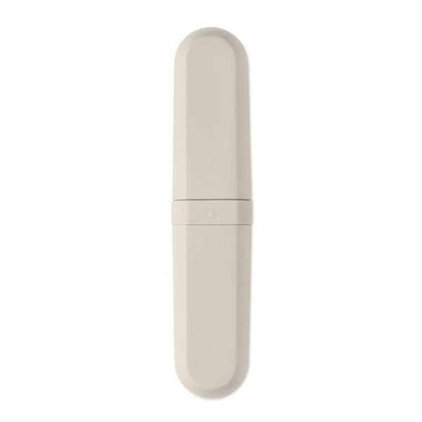 Set di posate in PLA beige - personalizzabile con logo