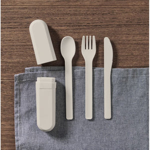 Set di posate in PLA - personalizzabile con logo