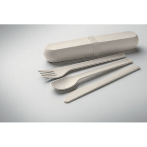 Set di posate in PLA - personalizzabile con logo