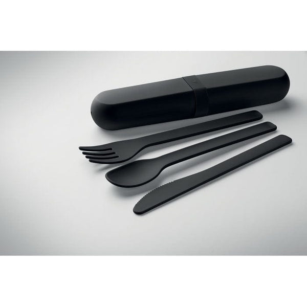 Set di posate in PLA - personalizzabile con logo