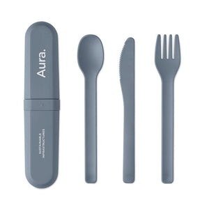 Set di posate in PLA - personalizzabile con logo