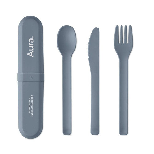 Set di posate in PLA - personalizzabile con logo
