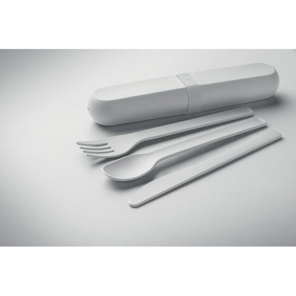 Set di posate in PLA - personalizzabile con logo