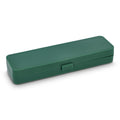 Set di posate PP verde - personalizzabile con logo