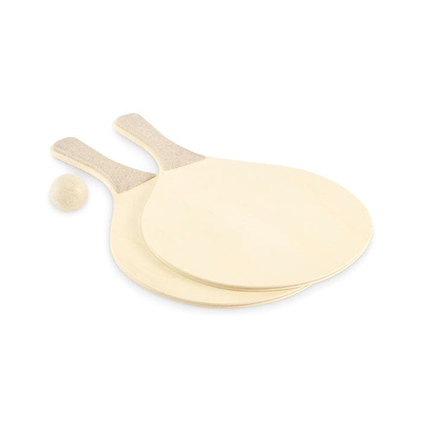Set di racchette da spiaggia natural - personalizzabile con logo