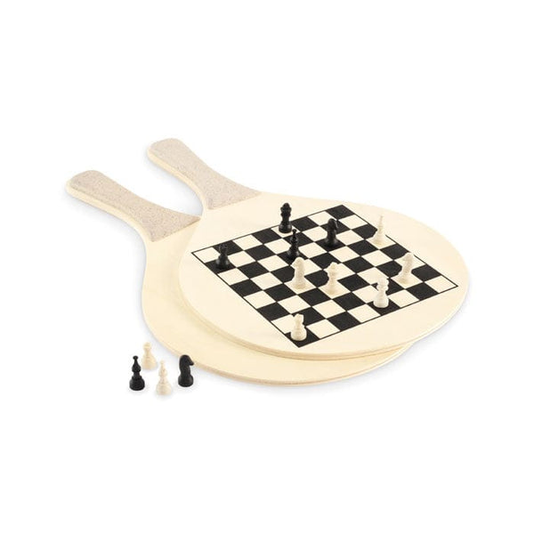 Set di racchette da spiaggia natural - personalizzabile con logo