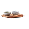 Set di tapas VINGA Nomimono beige - personalizzabile con logo