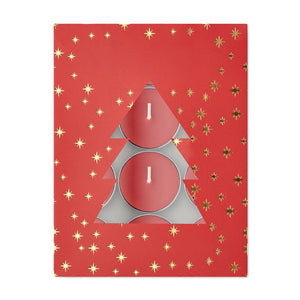 Set di tealight alla cannella - personalizzabile con logo