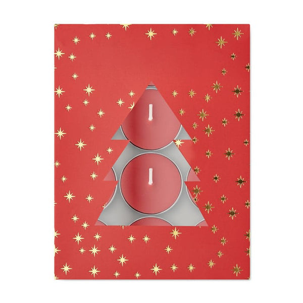 Set di tealight alla cannella - personalizzabile con logo