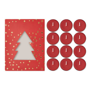 Set di tealight alla cannella - personalizzabile con logo