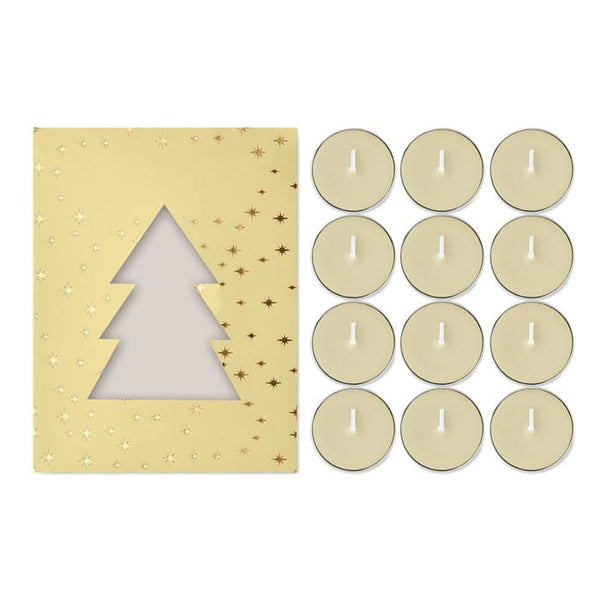 Set di tealight alla cannella - personalizzabile con logo