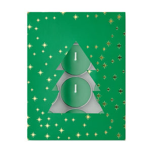 Set di tealight alla cannella - personalizzabile con logo