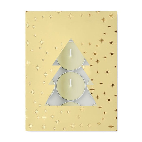 Set di tealight alla cannella - personalizzabile con logo