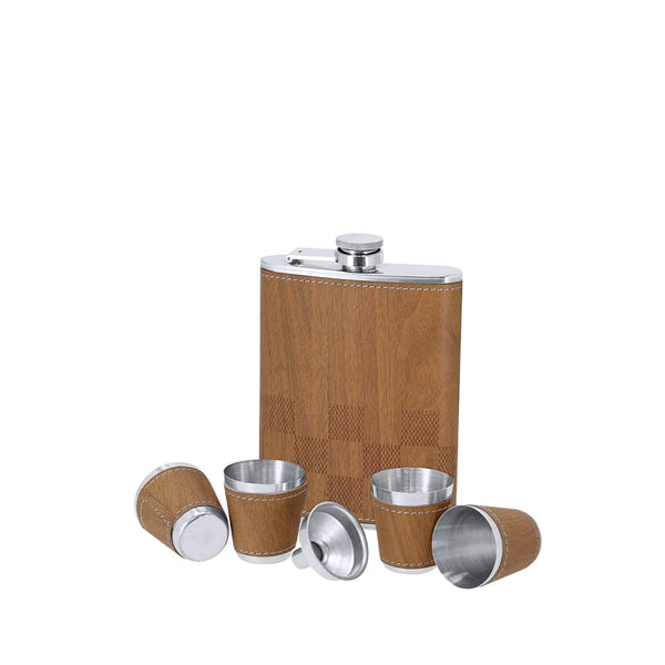 Set Fiaschetta Fleet natural - personalizzabile con logo