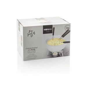 Set fonduta BOSKA Party - 750ml bianco - personalizzabile con logo