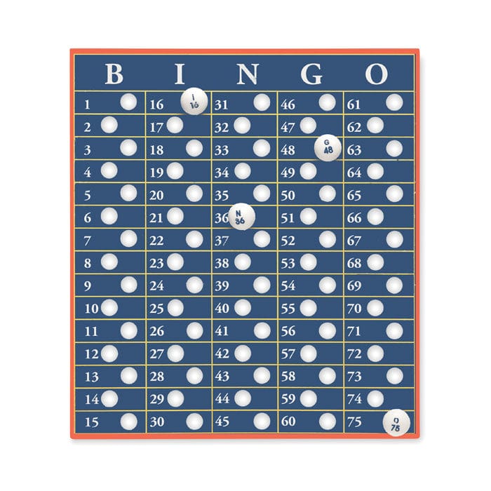 Set gioco del Bingo beige - personalizzabile con logo