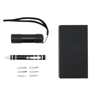 Set Lipan nero - personalizzabile con logo