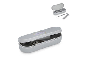 Set manicure 3 pezzi Mira Grigio - personalizzabile con logo