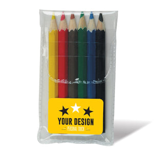 Set matite Fluo assortiti - personalizzabile con logo