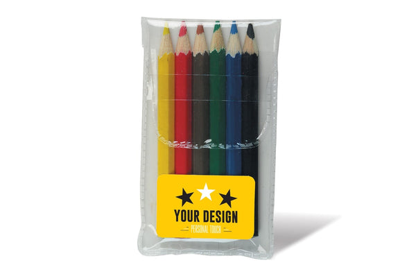Set matite Fluo assortiti - personalizzabile con logo