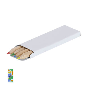 Set Matite Siskin bianco - personalizzabile con logo