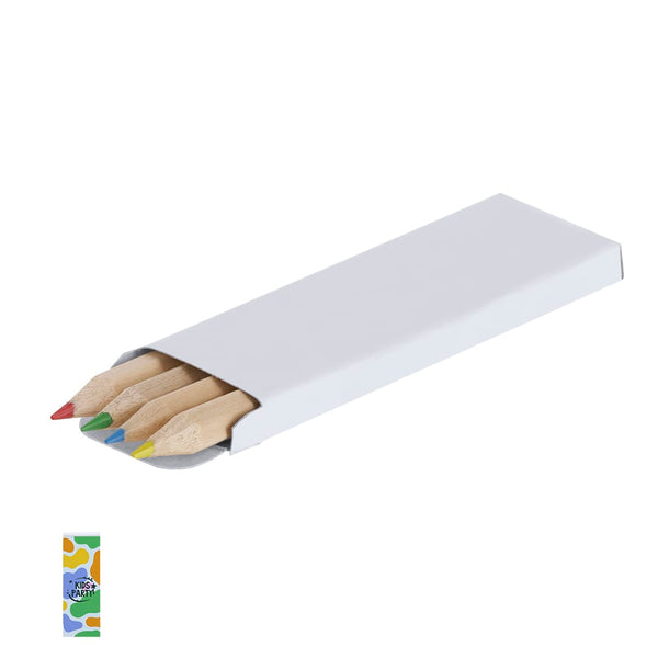 Set Matite Siskin bianco - personalizzabile con logo