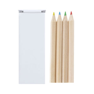 Set Matite Siskin bianco - personalizzabile con logo