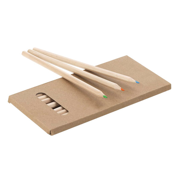 Set Matite Wibar natural - personalizzabile con logo
