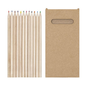 Set Matite Wibar natural - personalizzabile con logo
