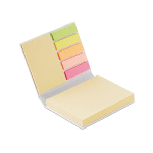 Set memo pad varie dimensioni bianco - personalizzabile con logo