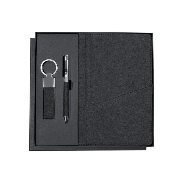 Set Meryl nero - personalizzabile con logo