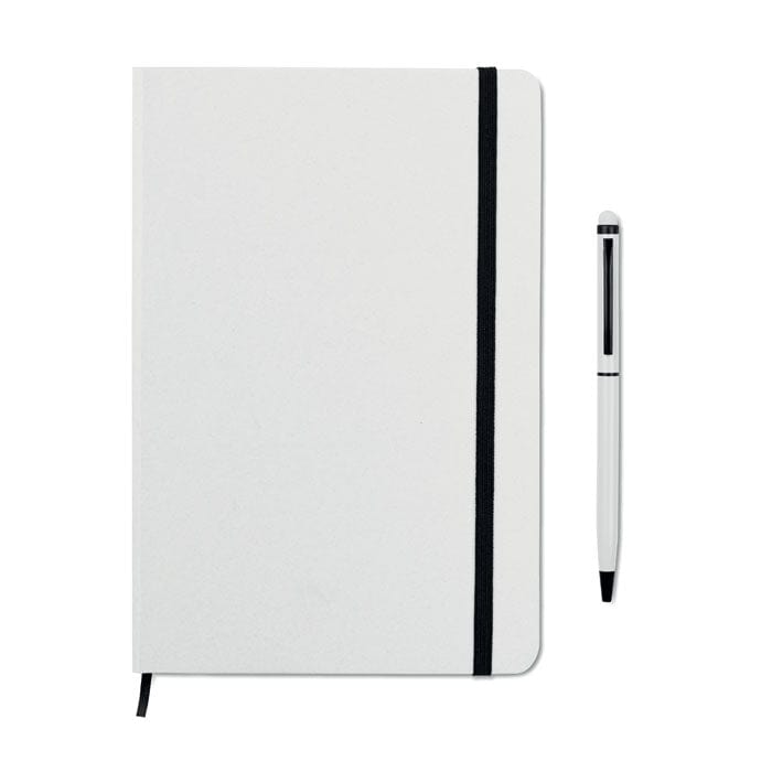 Set notebook bianco - personalizzabile con logo
