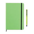 Set notebook verde calce - personalizzabile con logo