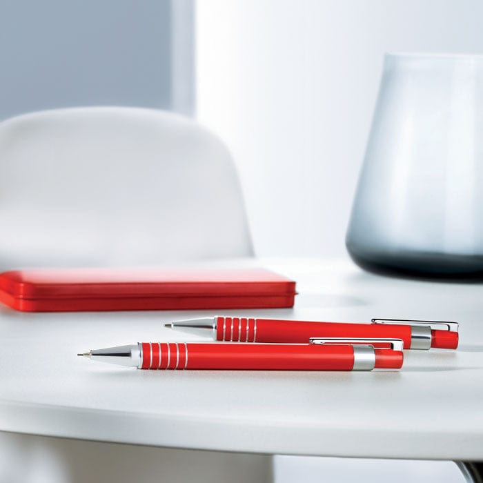 Set penna a sfera e matita - personalizzabile con logo