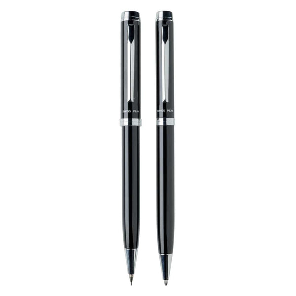 Set penne Luzern nero - personalizzabile con logo