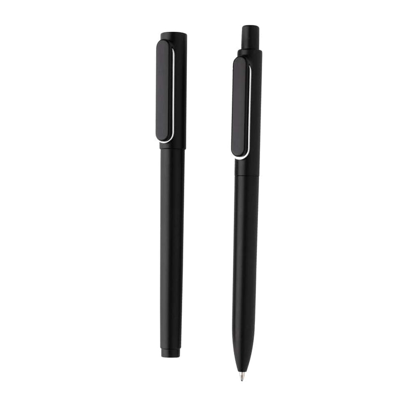 Set penne X6 nero - personalizzabile con logo