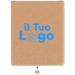 Set per colorare con fogli beige - personalizzabile con logo