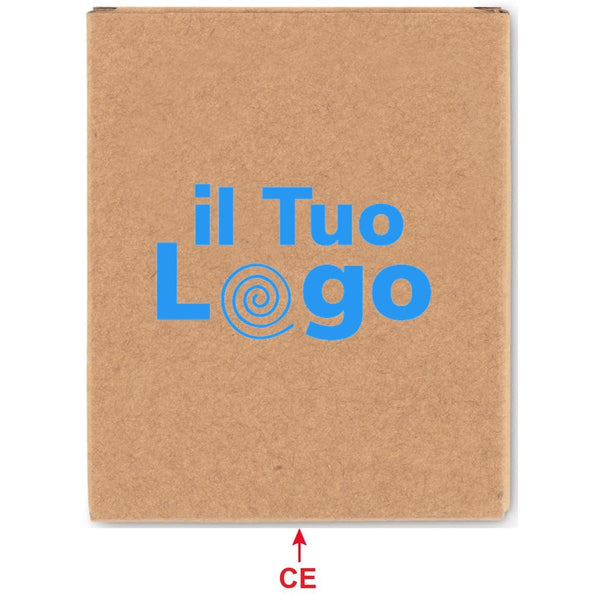 Set per colorare con fogli beige - personalizzabile con logo