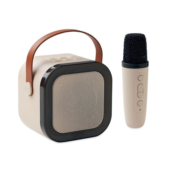 Set per karaoke beige - personalizzabile con logo