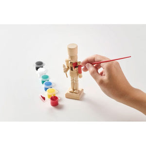 Set pittura Schiaccianoci natural - personalizzabile con logo