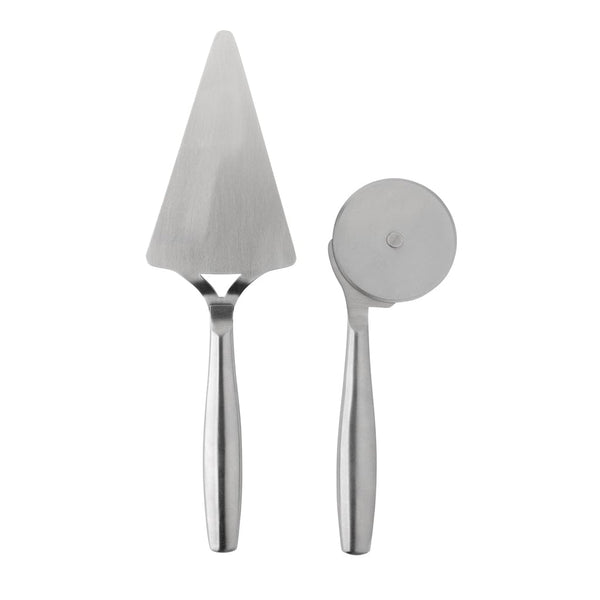 Set pizza BOSKA Copenhagen color argento - personalizzabile con logo