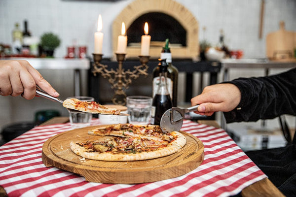 Set pizza BOSKA Copenhagen color argento - personalizzabile con logo