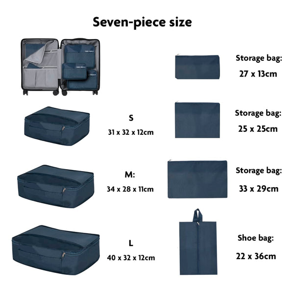 Set Portaoggetti Combol blu navy - personalizzabile con logo