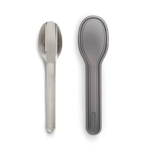 Set posate Black+Blum color argento - personalizzabile con logo